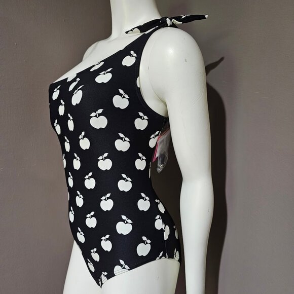 Kate Spade New York Fruit Print One Shoulder One Piece Swimsuit - Picture 3 of 9